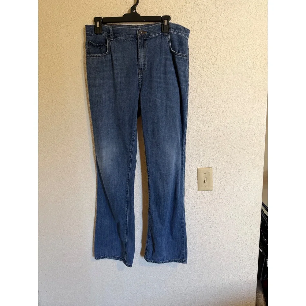 The Childrens Place Boys Blue Bootcut Denim Jeans Husky Size 20‎ Medium Wash